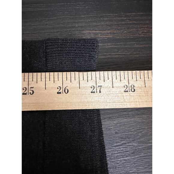 Lululemon Merino Wool-Blend Ribbed Crewneck Sweater in Heathered Black Large - Picture 9 of 9